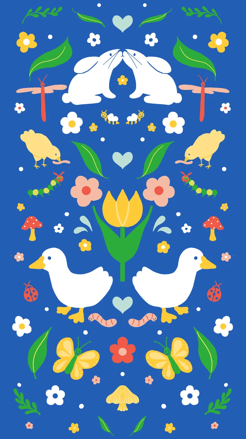 Spring Folk Pattern